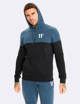 Sudadera Capucha 11 DEGREES COLOUR BLOCK PO - Black Insignia