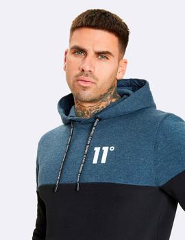 Sudadera Capucha 11 DEGREES COLOUR BLOCK PO - Black Insignia