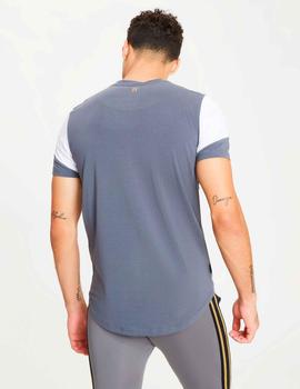 Camiseta 11DEGREES CUT AND SEW MUSCLE FIT - Anthracite Black