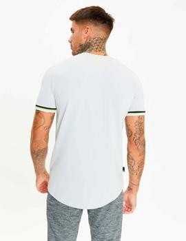 Camiseta 11 DEGREES CUT AND SEW RIB MUSCLE FIT - Vapour Grey