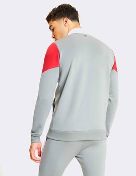 Sudadera 11DEGREES CUT AND SEW POLY TRACK TOP - Silver White