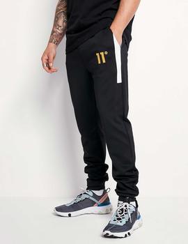 Pantalón 11DEGREES CUT AND SEW POLY TRACK - Black Anthracite