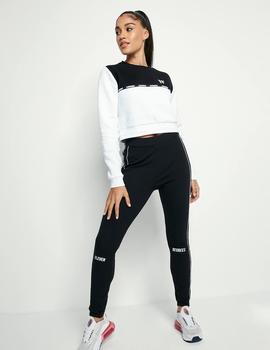 Sudadera CROPPED CUT AND SEW SWEATSHIRT - White Bl