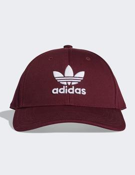 Gorra ADIDAS BASEB CLASS TREFOIL - Granate/Blanco