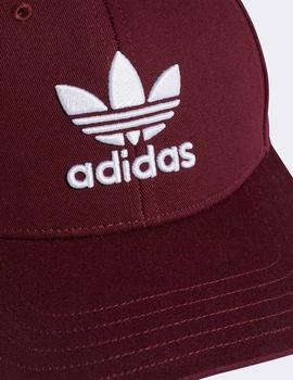 Gorra ADIDAS BASEB CLASS TREFOIL - Granate/Blanco