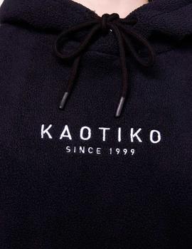 Sudadera Capucha KAOTIKO POLAR - Negro