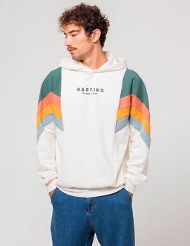 Sudadera Capucha KAOTIKO EWAN - Marfil