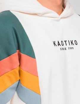 Sudadera Capucha KAOTIKO EWAN - Marfil