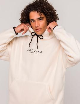 Sudadera Capucha KAOTIKO POLAR - Marfil