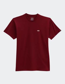 Camiseta VANS LEFT CHEST LOGO - Burgundy