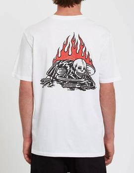 Camiseta VOLCOM ZOMBIE - White