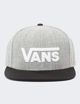 Gorra VANS DROP V II SNAPBACK  - Heather Grey/Black