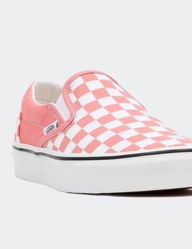 Zapatillas VANS W´ SLIP-ON - Color Theory Rosette White