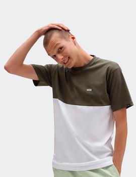 Camiseta VANS COLORBLOCK - White/Grape Leaf