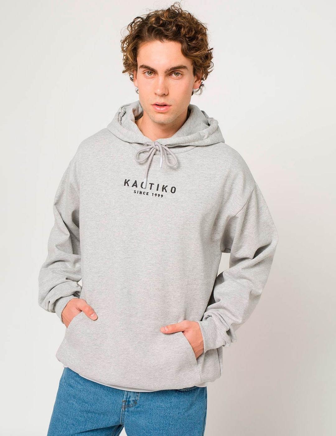 Sudadera Capucha Kaotiko VANCOUVER - Gris
