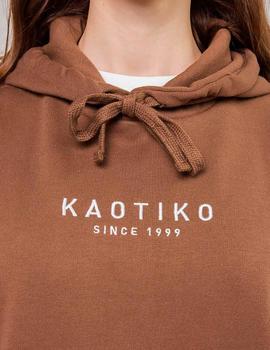 Sudadera Capucha KAOTIKO VANCOUVER - Brown