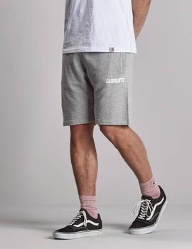 Bermuda Carhartt COLLEGE - Grey heather white