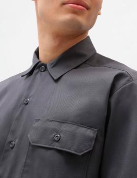 Camisa DICKIES WORK SHIRT - Charcoal Grey