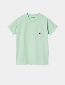 Camiseta CARHARTT W´POCKET  - Pale Spearmint