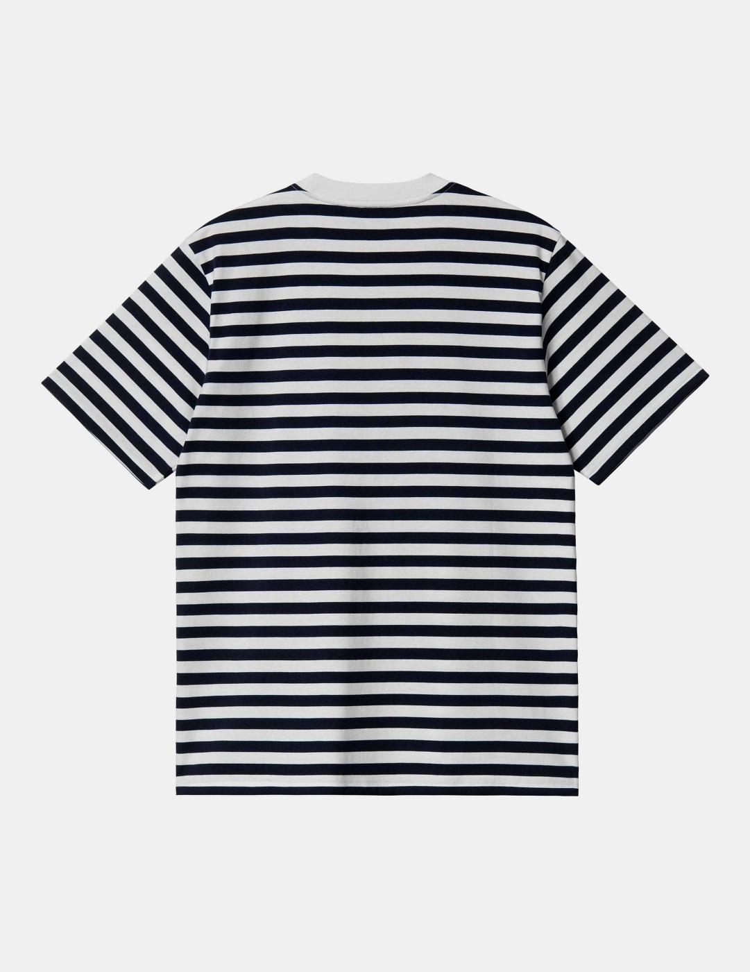 Camiseta CARHARTT SCOTTY POCKET - Dark Navy / White