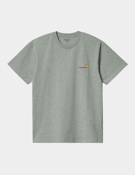 Camiseta CARHARTT AMERICAN SCRIPT - Grey Heather