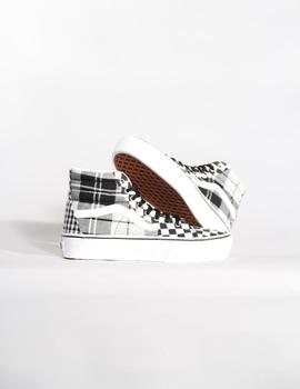 Zapatillas W SK8 HI PLATFORM 2.0 - PLAID CHECK BLK