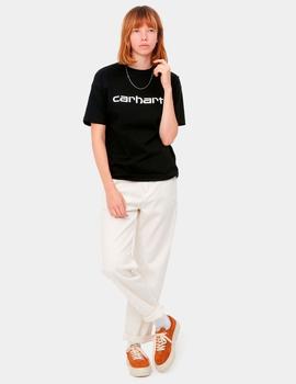 Camiseta Carhartt W' SCRIPT - Black / White