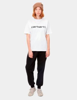 Camiseta CARHARTT W' SCRIPT - White Black