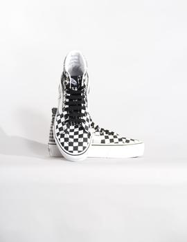 Zapatillas W SK8 HI PLATFORM 2.0 - PLAID CHECK BLK