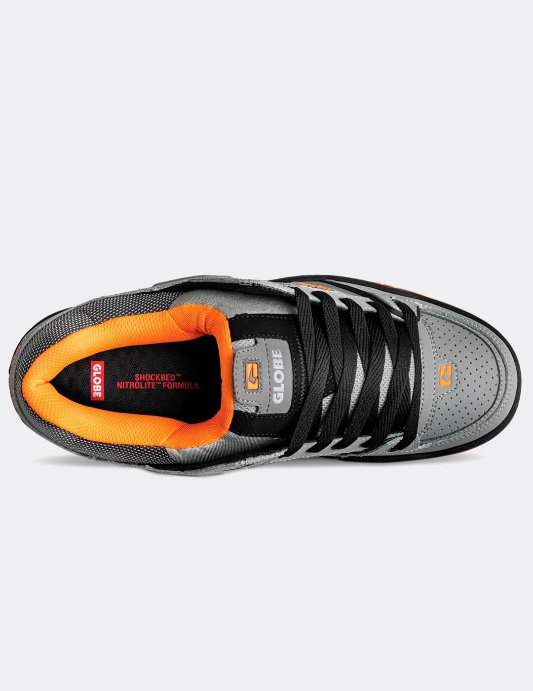 Zapatillas GLOBE FUSION - Black/Grey/Orange