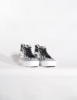 Zapatillas W SK8 HI PLATFORM 2.0 - PLAID CHECK BLK