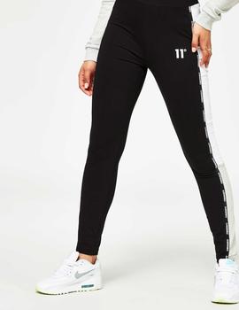 Leggings 11 DEGREES TAPED CUT AND SEW - Black / Grey Marl