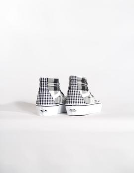 Zapatillas W SK8 HI PLATFORM 2.0 - PLAID CHECK BLK