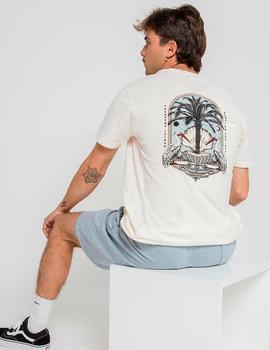 Camiseta KAOTIKO WASHED TREASURE ISLAND - Ivory