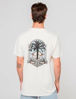 Camiseta KAOTIKO WASHED TREASURE ISLAND - Ivory