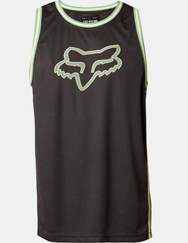 Camiseta Tirantes FOX HEAD BBALL - Negr/Verde