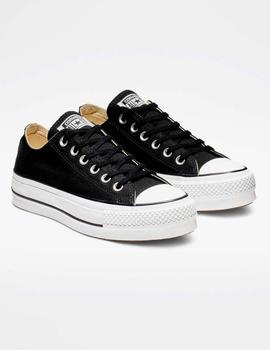 Zap. CONVERSE ALL STAR LIFT CLEAN OX CORE CANVAS - Negro