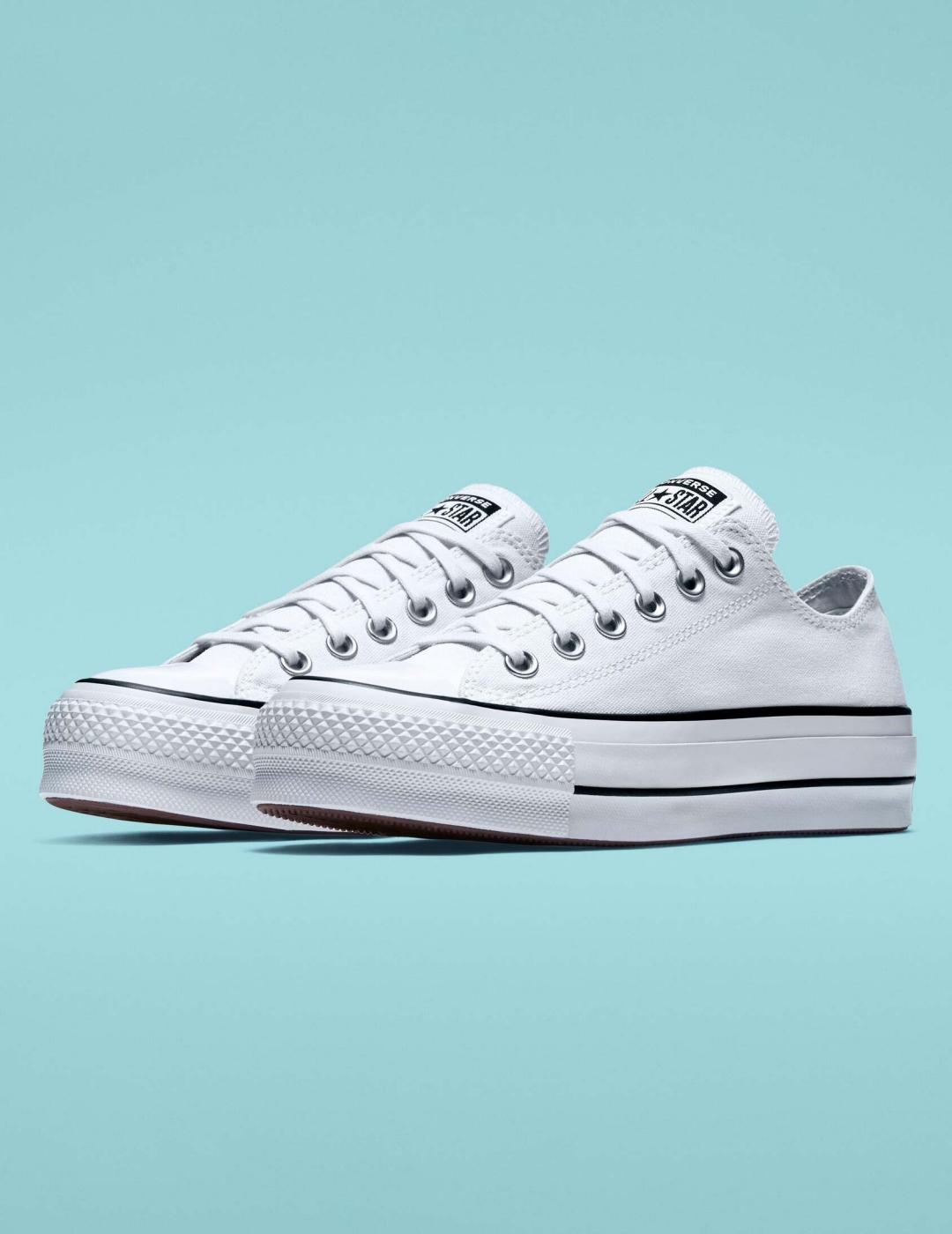 Zap. CONVERSE ALL STAR LIFT CLEAN OX CORE CANVAS - Blanco