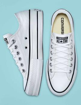 Zap. CONVERSE ALL STAR LIFT CLEAN OX CORE CANVAS - Blanco