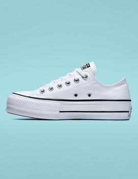 Zap. CONVERSE ALL STAR LIFT CLEAN OX CORE CANVAS - Blanco