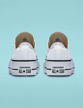 Zap. CONVERSE ALL STAR LIFT CLEAN OX CORE CANVAS - Blanco