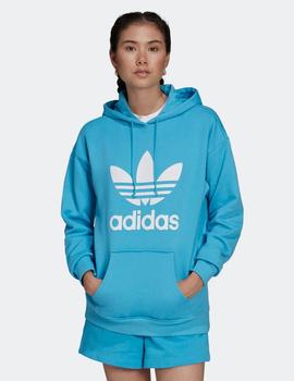 Sudadera Capucha ADIDAS W´ TREFOIL - Azul