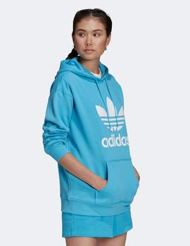 Sudadera Capucha ADIDAS W´ TREFOIL - Azul