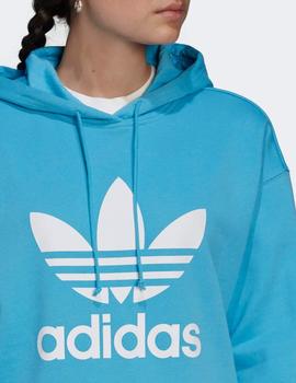 Sudadera Capucha ADIDAS W´ TREFOIL - Azul