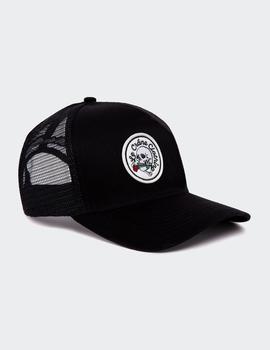 Gorra SKULL AND ROSES - Negro