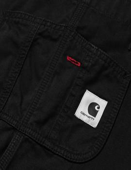 Mono Carhartt W BIB OVERALL STRAIGHT - Black rigid