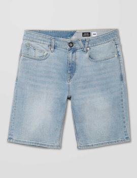 Bermuda VOLCOM SOLVER DENIM - Worker Indigo Vintage