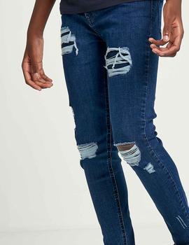 Pantalón Eleven JR SUSTAINABLE DISTRESSED SKINNY - Mid Bl