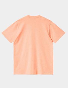 Camiseta CARHARTT POCKET - Grapefruit Heather