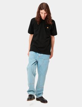Polo CARHARTT WIP CHASE PIQUE - Black / Gold